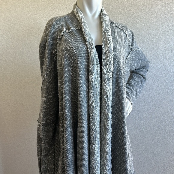 Free People In the Loop Waterfall cardigan in grey - Picture 7 of 10